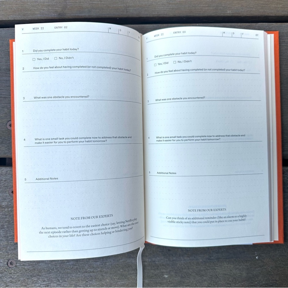 Habit Building Notebook - Picture 3 of 5